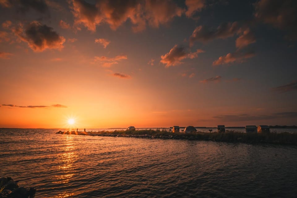 Property building, On site, Sunset