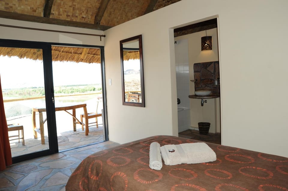 Shower, Patio, Bathroom, Bedroom