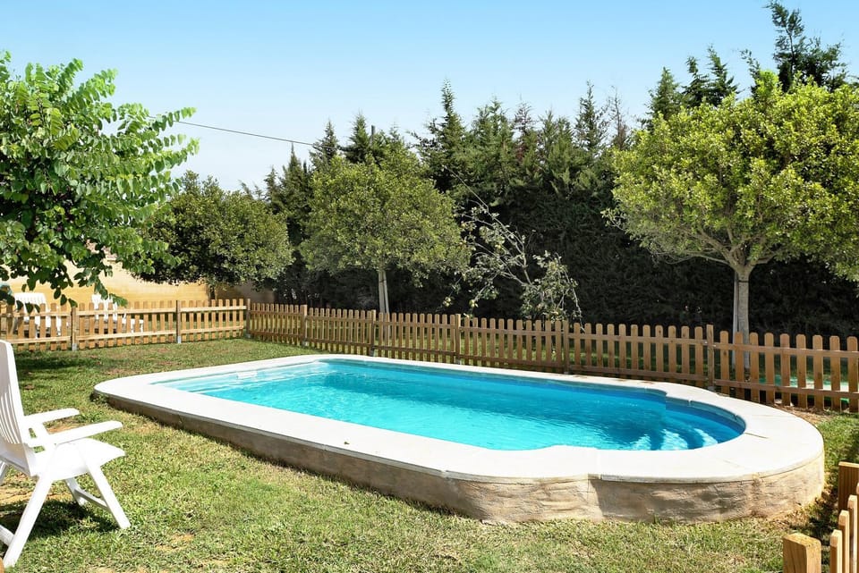 Property building, Living room, Swimming pool