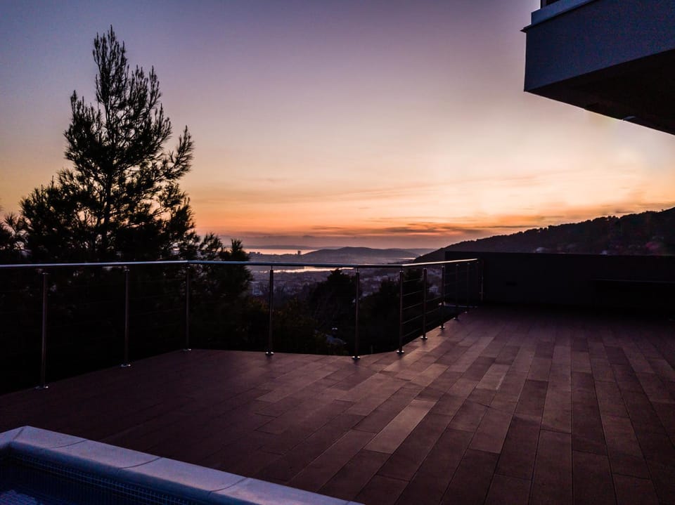 Balcony/Terrace, Sea view, Sunset