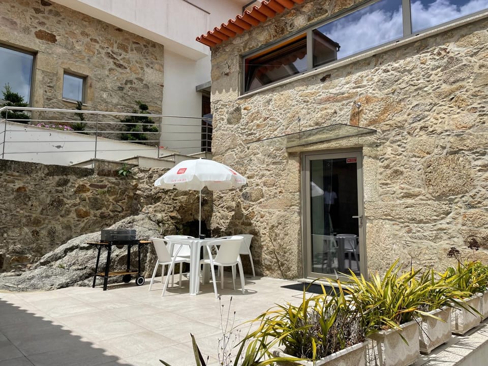 Facade/entrance, BBQ facilities