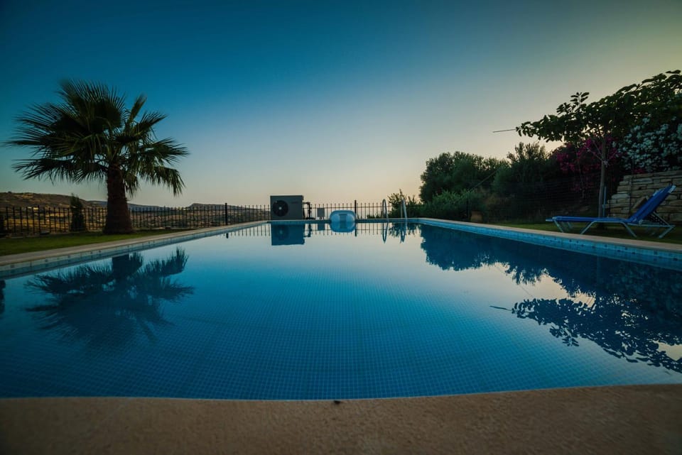 Swimming pool, Swimming pool, Sunset