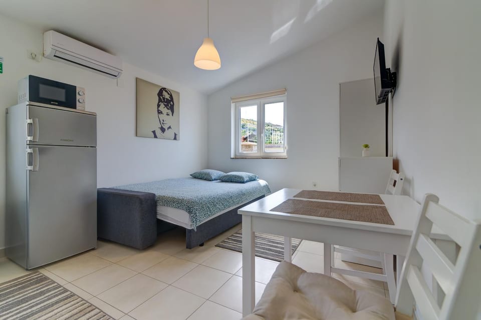 Kitchen or kitchenette, Dining area, oven, air conditioner