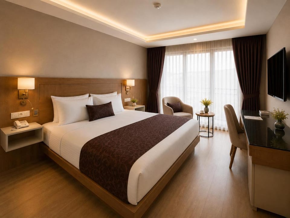 Bed, Living room, Photo of the whole room
