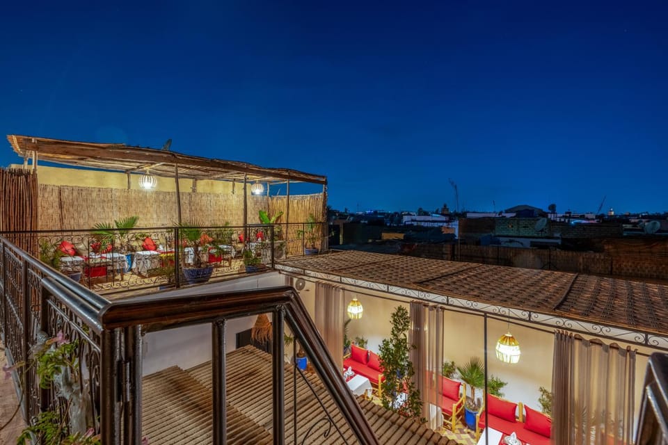 Patio, Night, View (from property/room), Balcony/Terrace, Dining area, Mountain view