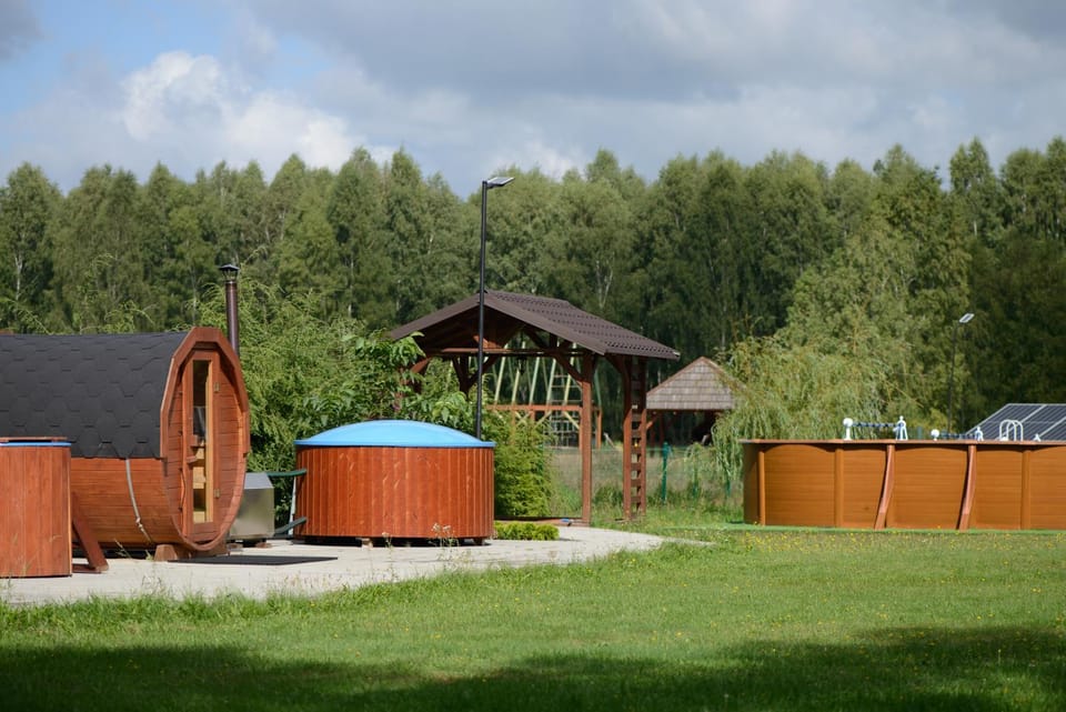 Natural landscape, Garden, Sauna, Garden view