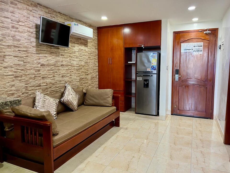 Living room, air conditioner
