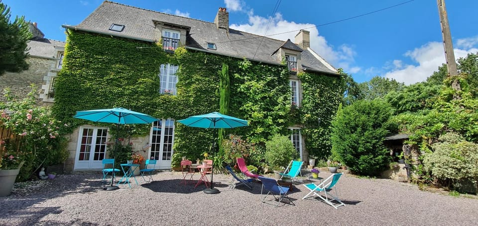 Property building, Patio, Garden, Garden view, sunbed