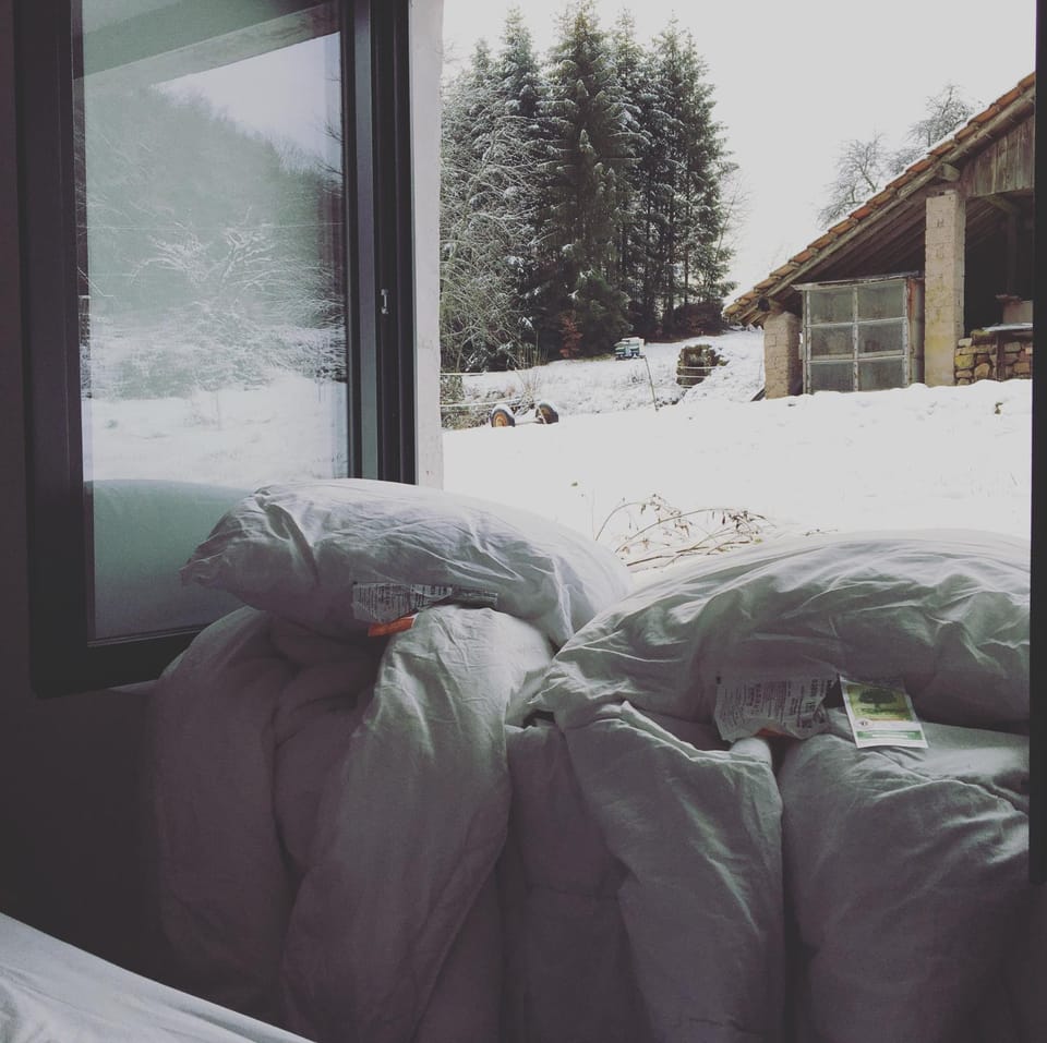 Natural landscape, Winter, Garden view, Mountain view