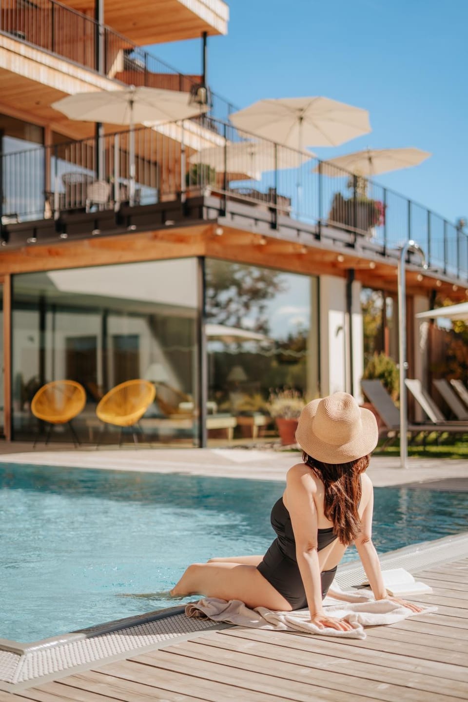 Sauna, Spa and wellness centre/facilities, Pool view, Swimming pool