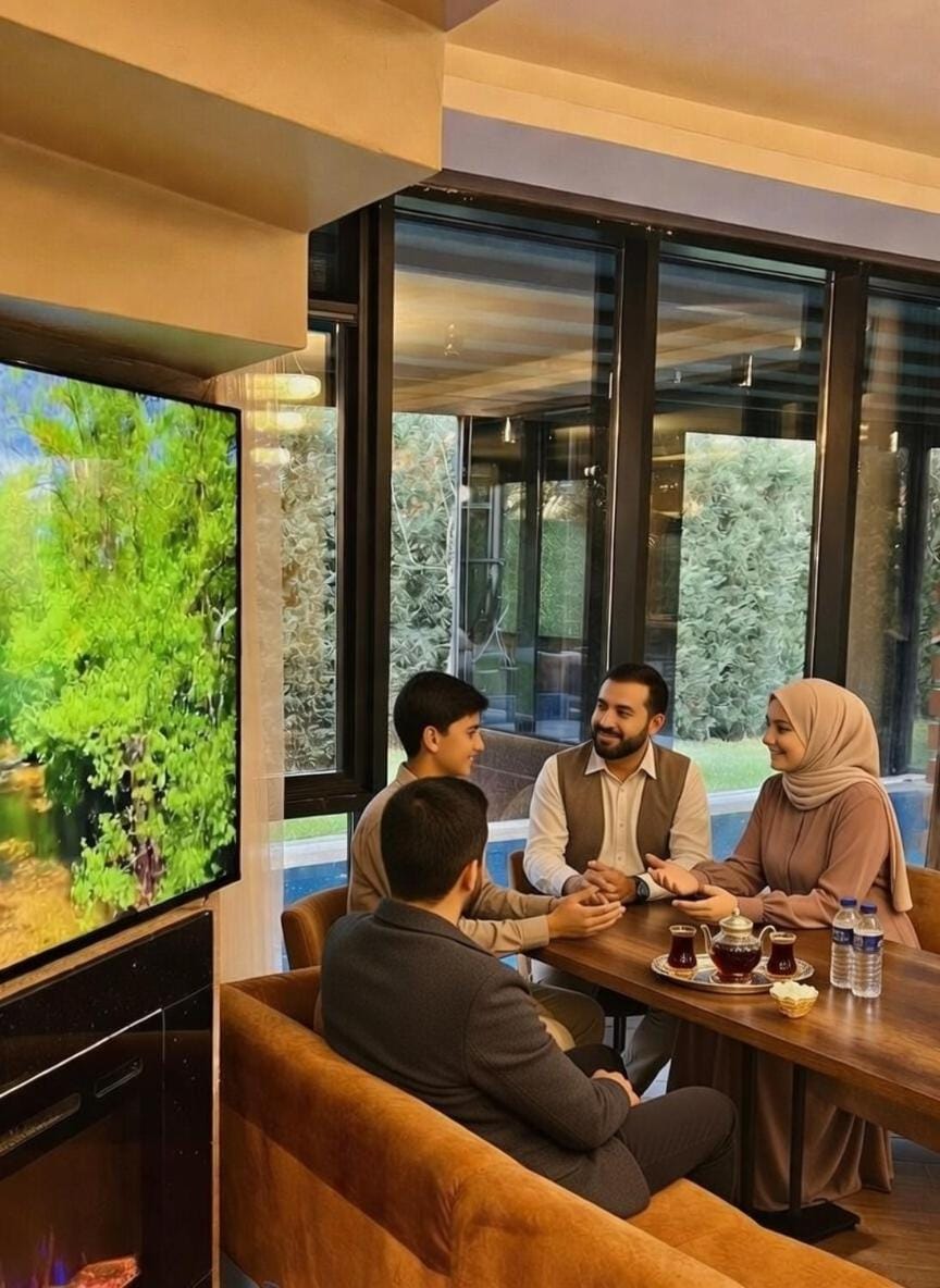 Muhafazakar Havuzlu Bahçeli Güneşlenme Alanı Bulunan Ultra Lüks Villa Villa in Turkey