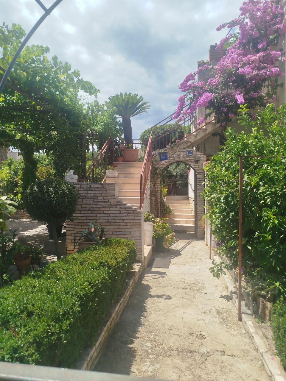 Facade/entrance, Spring, Garden, Garden view