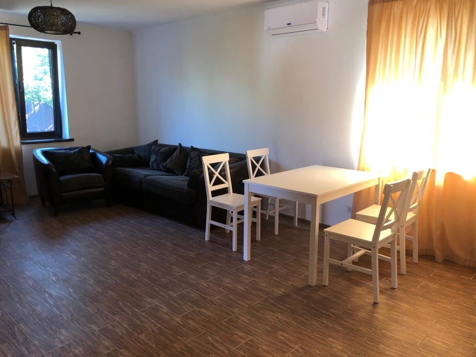 Living room, Dining area, air conditioner