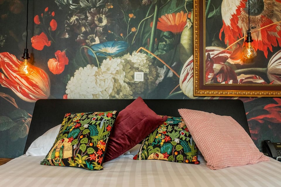 Bed, Decorative detail, Bedroom