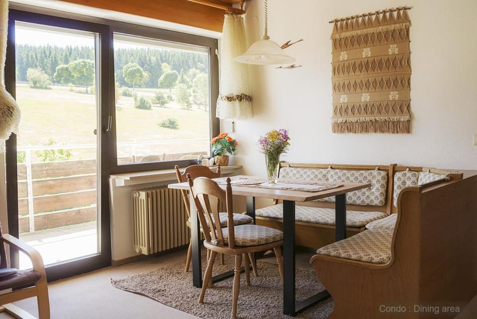 71 square meters Condo in Schwarzwald with beautiful mountain view, swimmingpool, sauna & free wifi Apartment in Baden-Württemberg