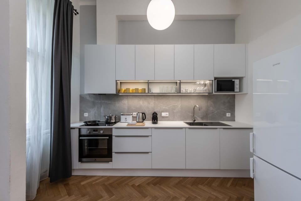 Centrally located 3BD home near National Museum Apartment in Prague