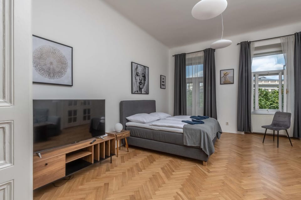 Centrally located 3BD home near National Museum Apartment in Prague