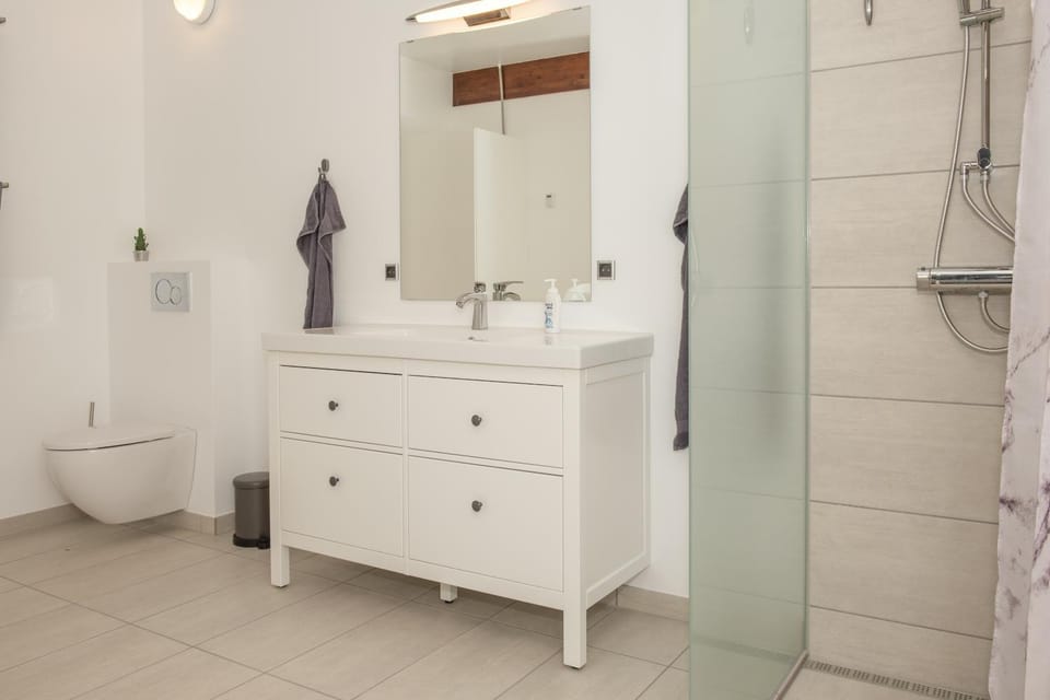 Shower, Toilet, Bathroom, towels