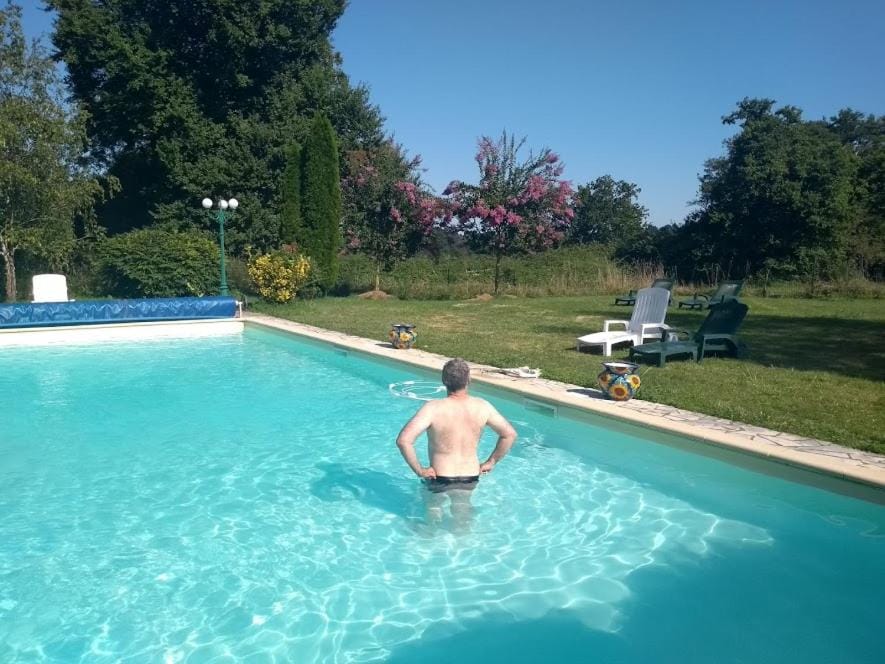 Property building, Natural landscape, Pool view