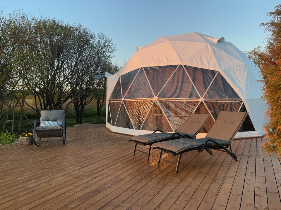 Saare Glamping Dome House Luxury tent in Estonia