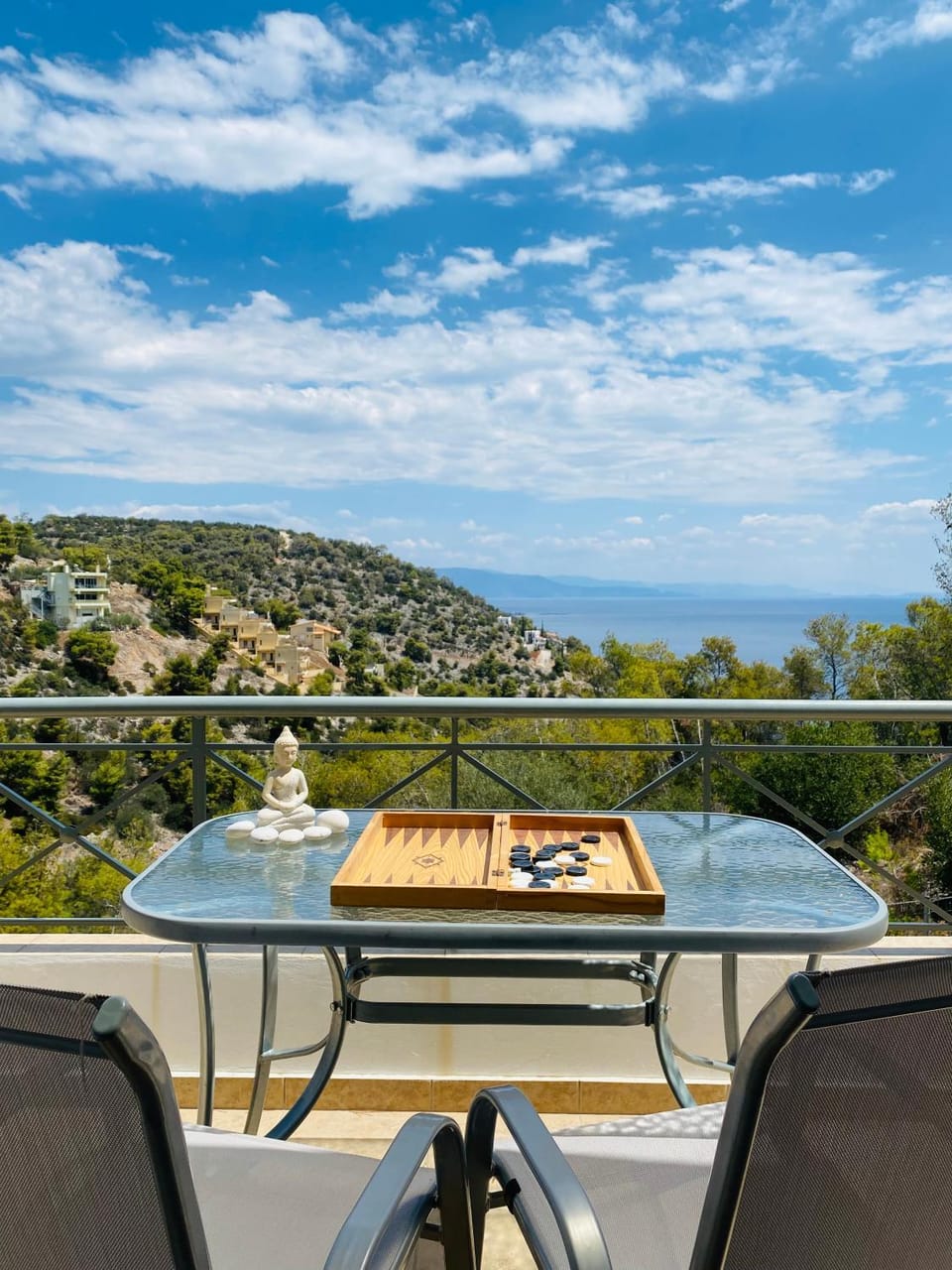 Natural landscape, View (from property/room), Balcony/Terrace, Decorative detail, Sea view