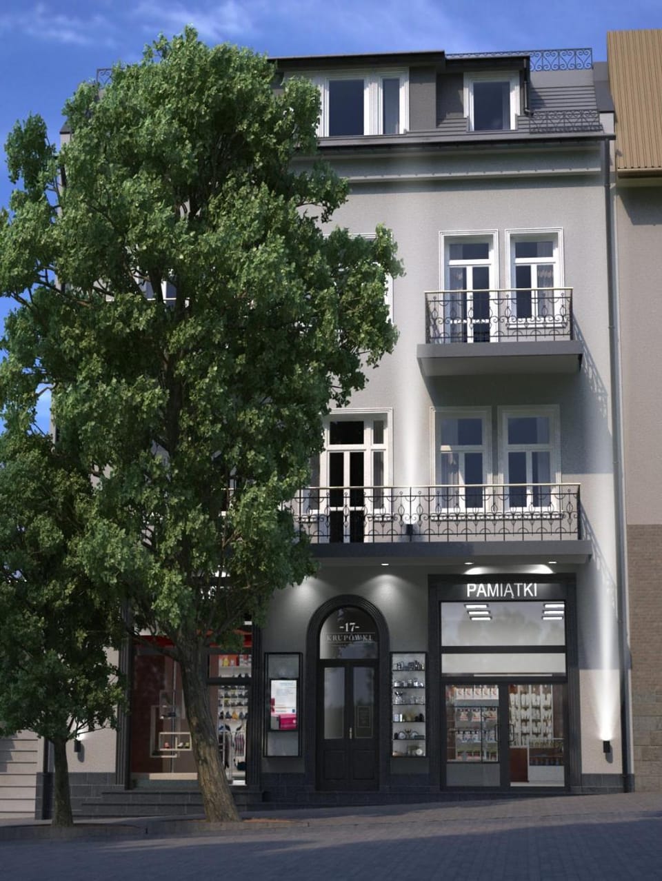 Property building, Facade/entrance, Day