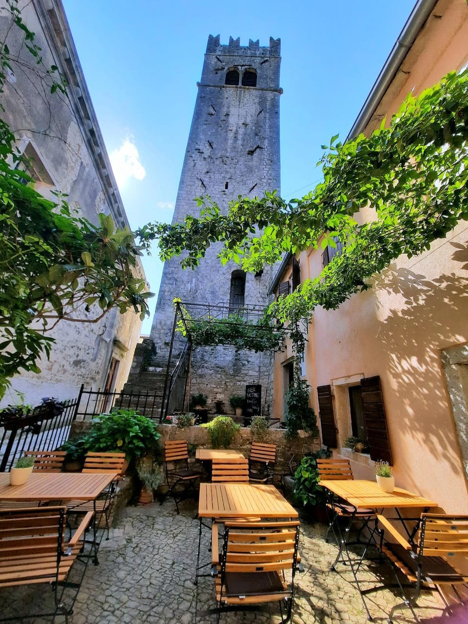 Patio, Landmark view