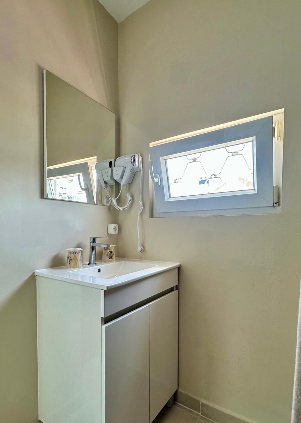 Toilet, hair dryier