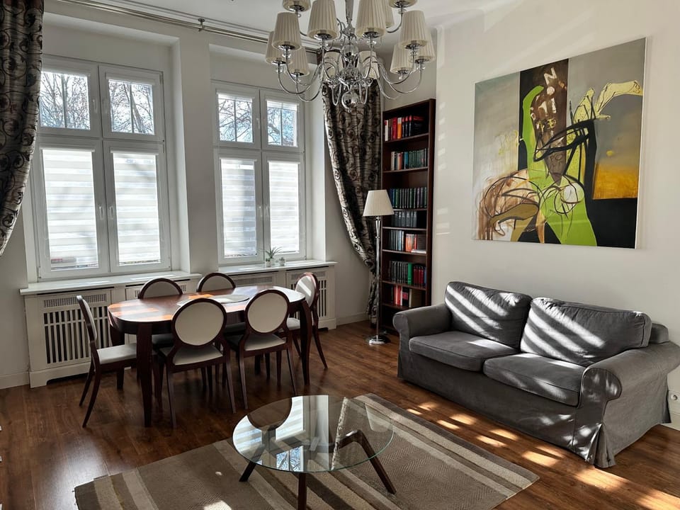 Library, Living room, Seating area, Dining area