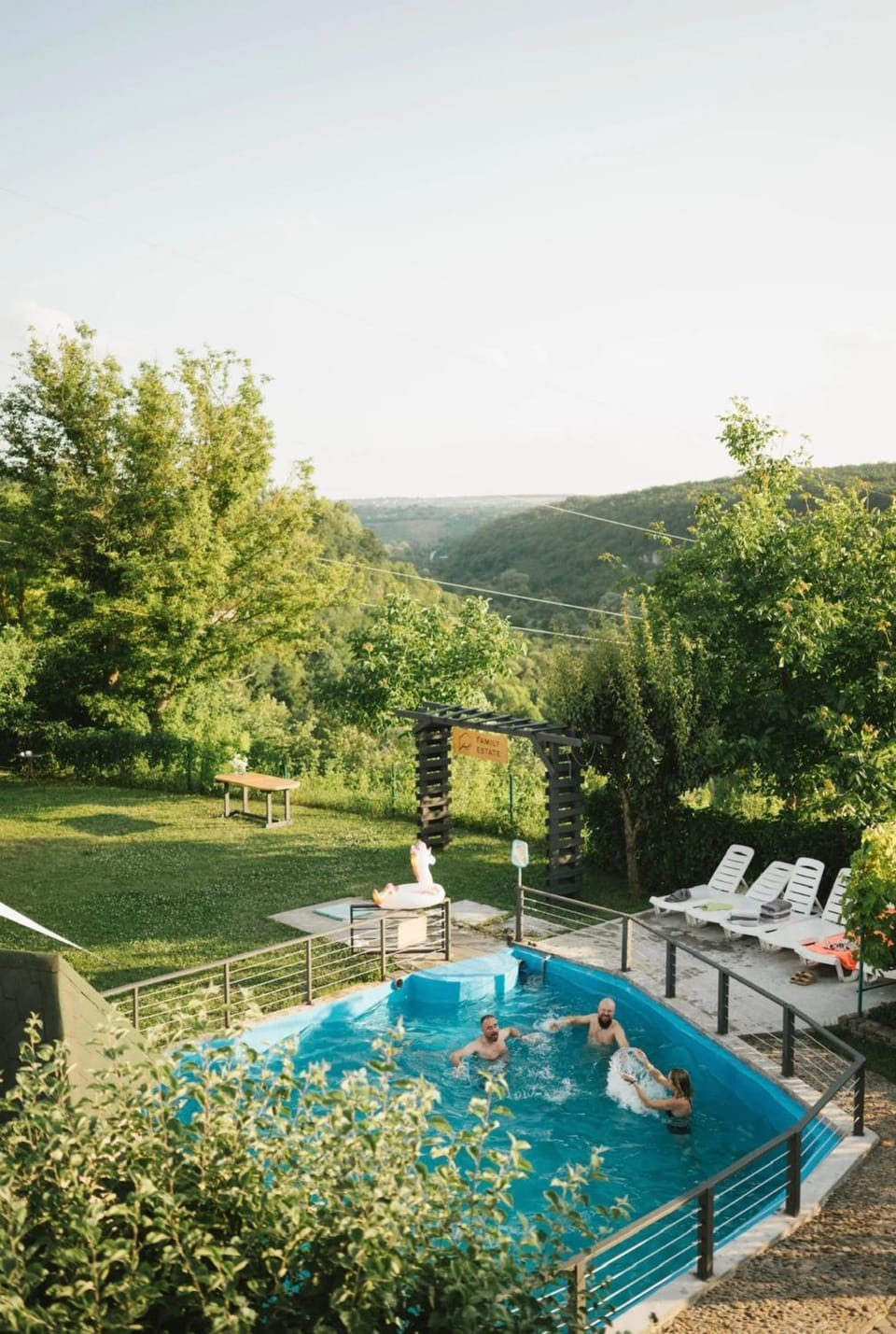 Day, Natural landscape, Pool view