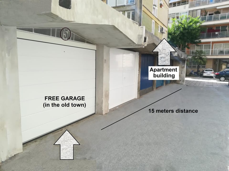 Property building, Facade/entrance, Parking