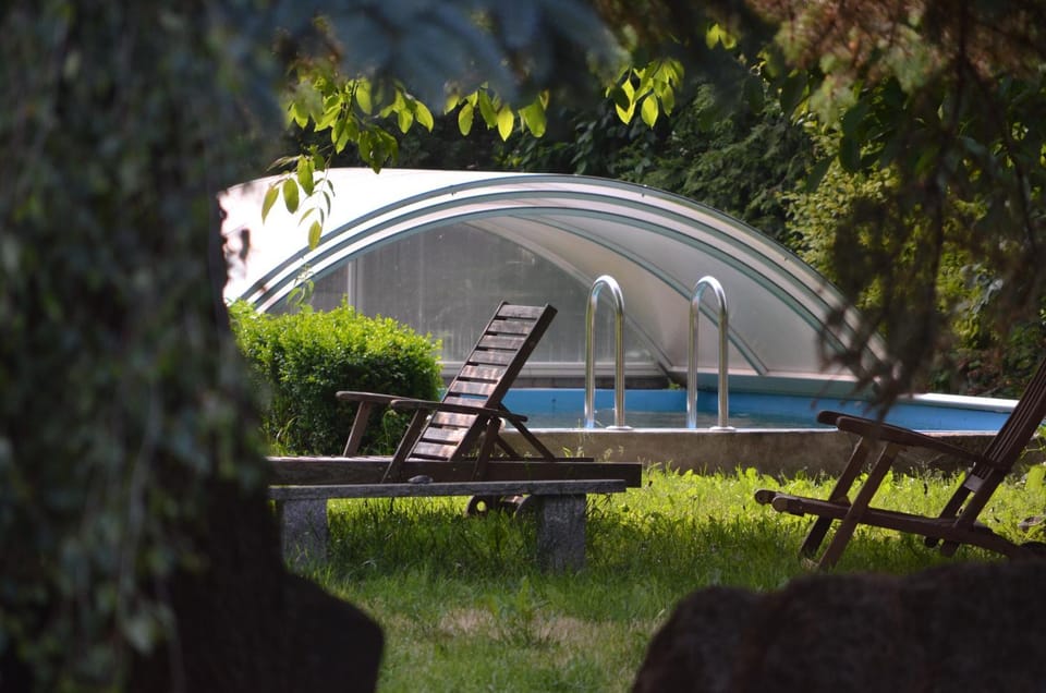 Natural landscape, Garden, Swimming pool, Swimming pool