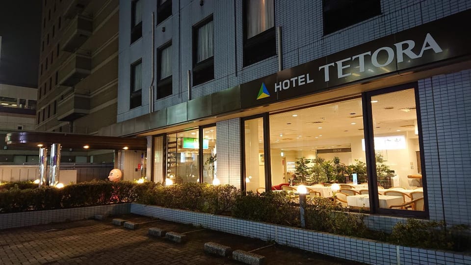 Property building, Night, Parking
