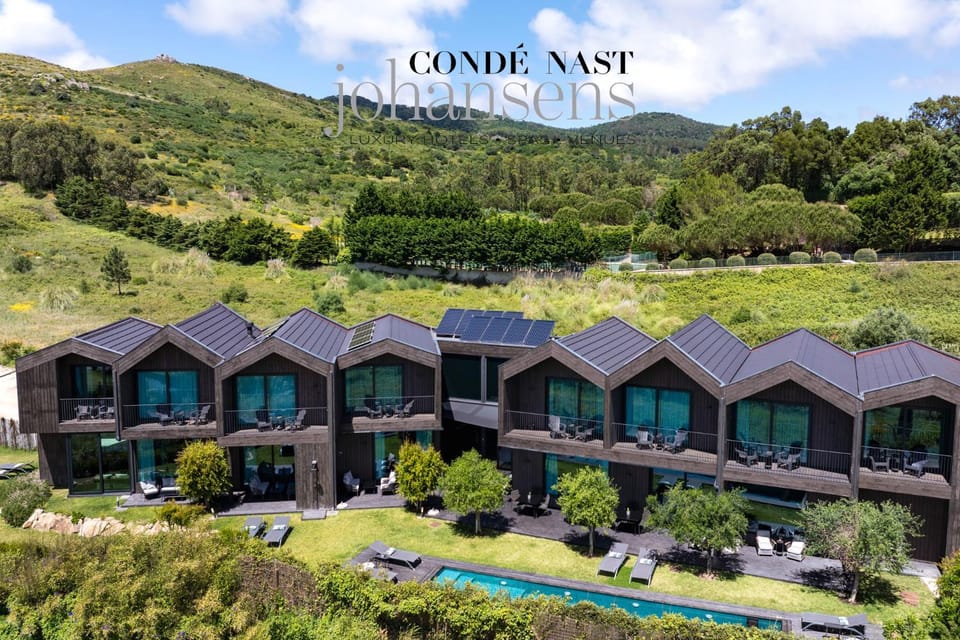 Property building, Natural landscape, Mountain view, Swimming pool