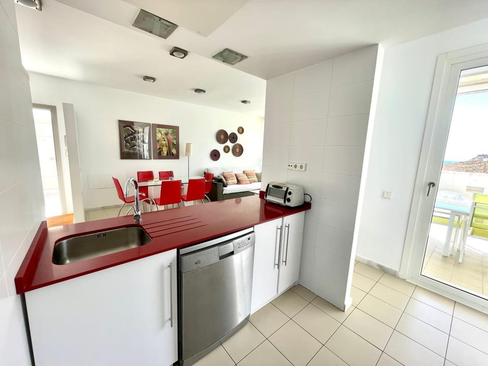 Kitchen or kitchenette, Living room