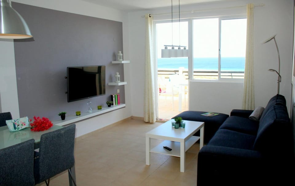 Living room, Seating area, Sea view