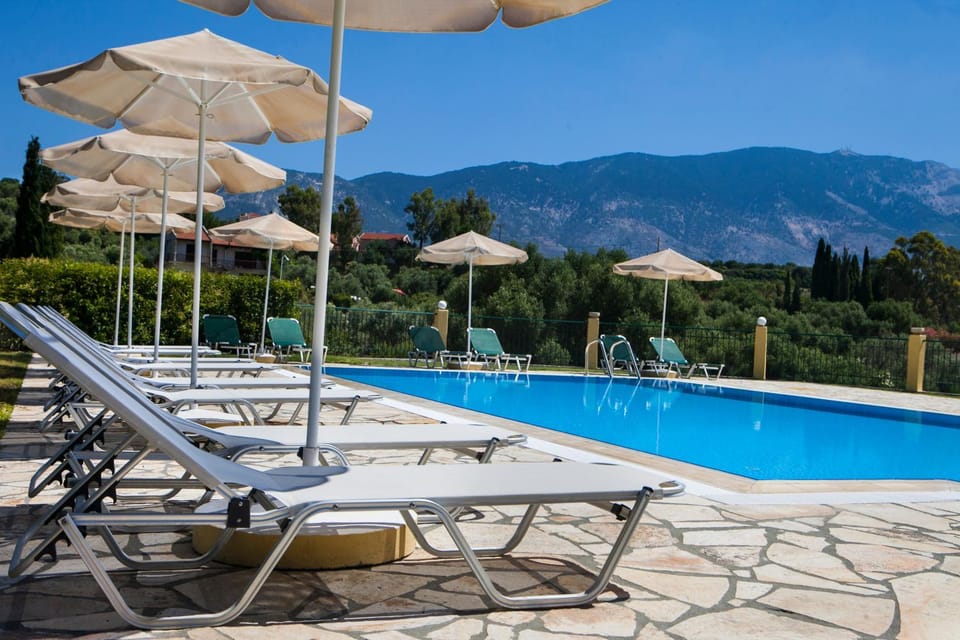 Natural landscape, Mountain view, Pool view