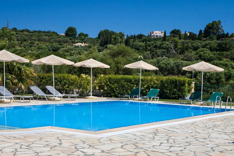 Day, Natural landscape, Mountain view, Pool view, sunbed
