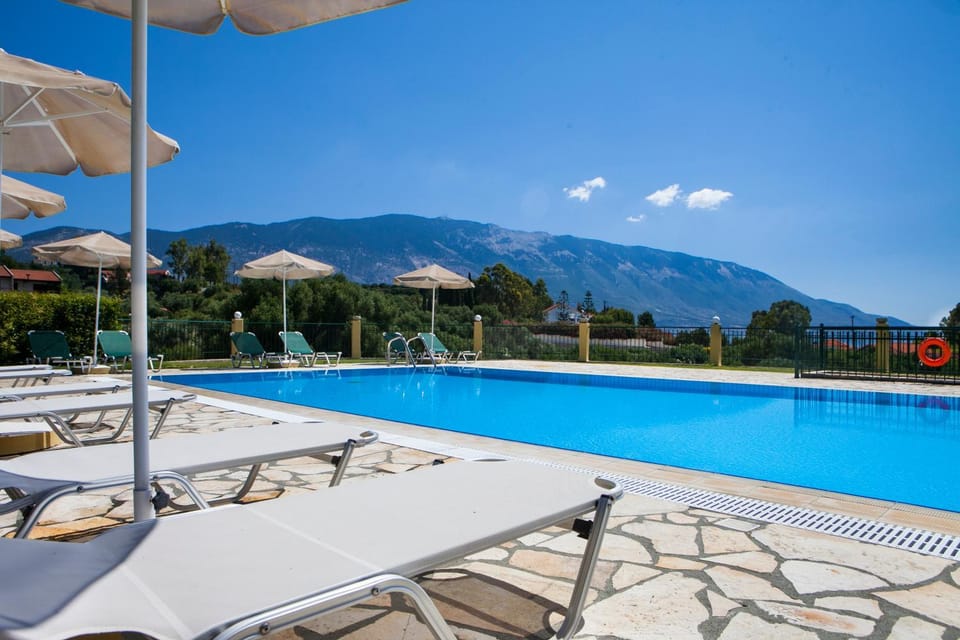 Natural landscape, Mountain view, Pool view