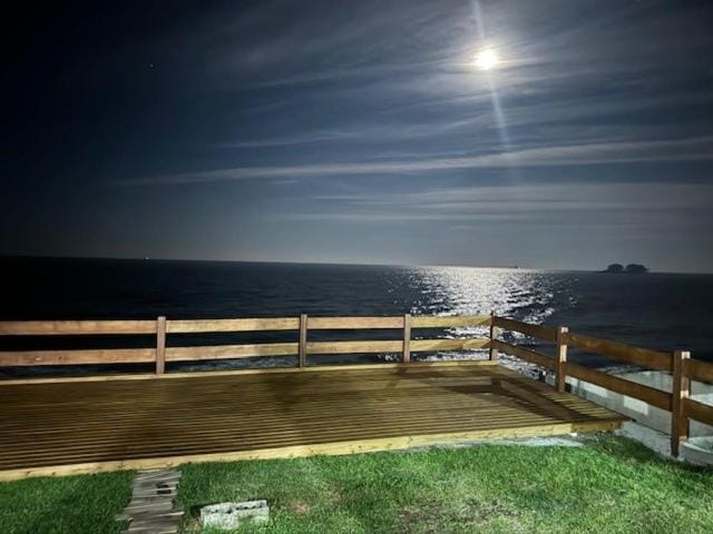 Night, Sea view