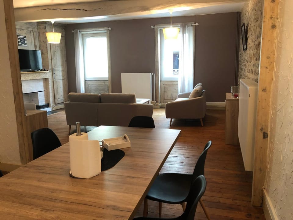 Spacieux appartement 2/6 pers 110m² proche CNPE Apartment in Auvergne-Rhône-Alpes