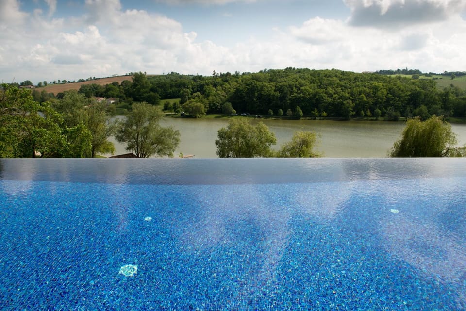 Natural landscape, Hiking, Lake view, Swimming pool