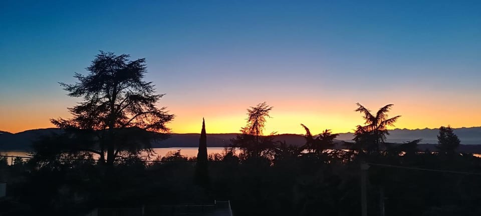 Lake view, Sunset
