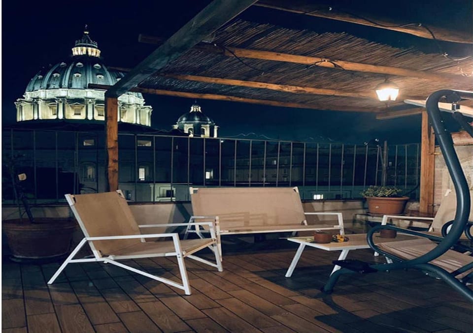 Patio, Night, View (from property/room), Balcony/Terrace, Balcony/Terrace, On site, City view, Street view
