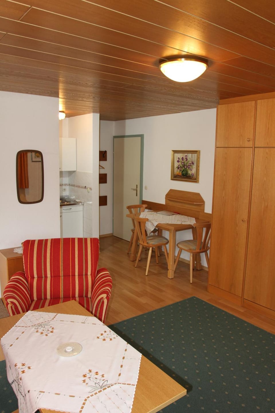 Kitchen or kitchenette, Living room, Dining area