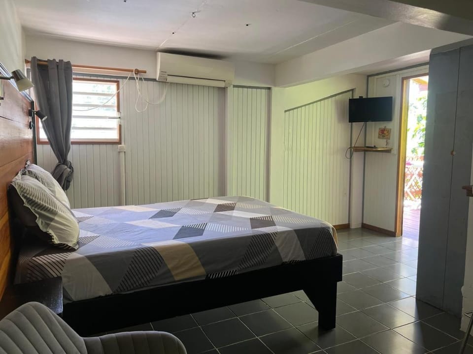 Bed, TV and multimedia, air conditioner