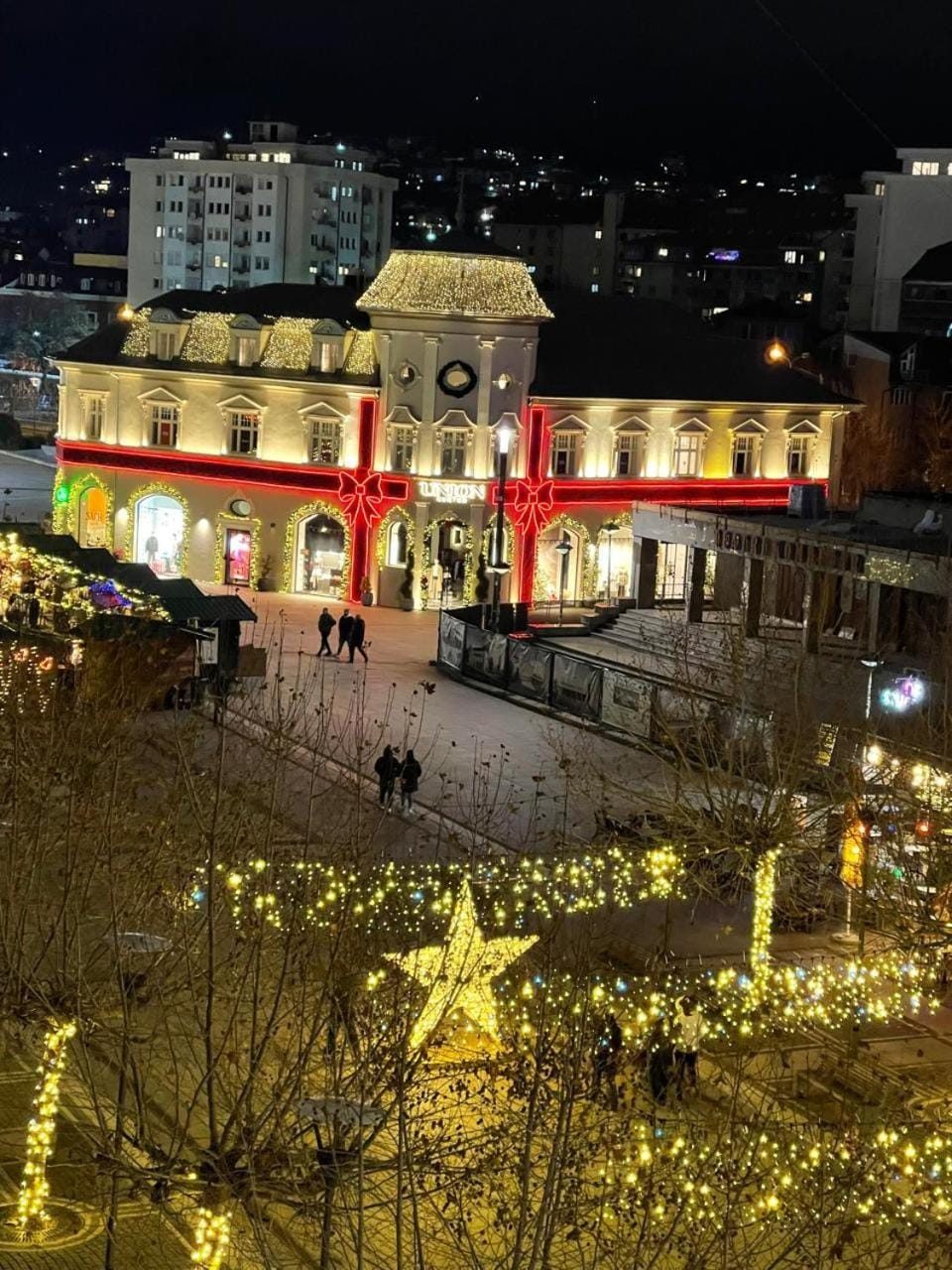 Night, City view, Location