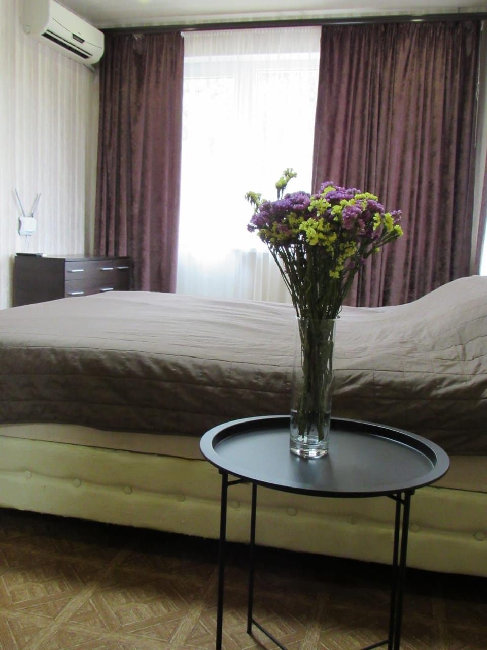 Bed, Bedroom, air conditioner