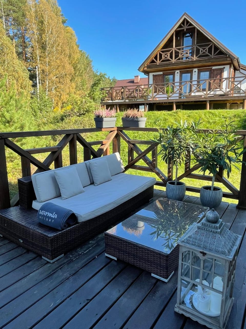 Property building, Natural landscape, Garden, Balcony/Terrace, Garden view