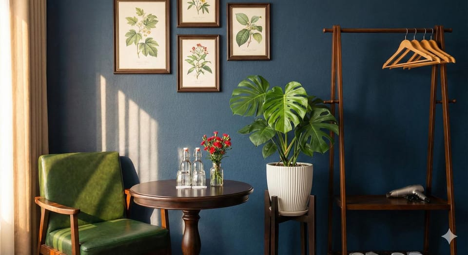 View (from property/room), Living room, Decorative detail, Seating area